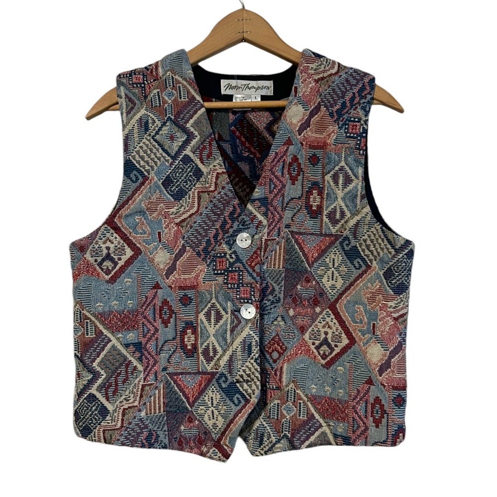 Vintage Norm Thompson Vest Size Large Women’s